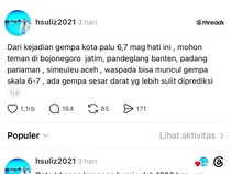 5 Fakta Geger Isu Gempa di Palu Picu Bencana Sesar Kendeng Bojonegoro