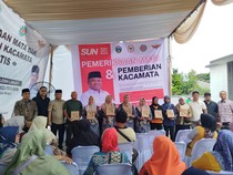 Ribuan Warga Langkat Antusias Ikut Pemeriksaan Mata-Pembagian Kacamata Gratis