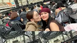 Mother-Daughter Goals! Ayu Ting Ting dan Bilqis Nonton BTS di Busan