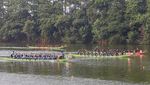 Festival Balap Perahu Naga Meriahkan Situ Cipule