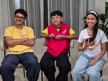 Video: Adu Akting Sesuai Emoticon Bareng Cast Garuda di Dadaku