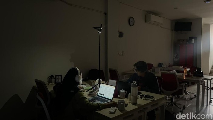 Ilustrasi mati lampu