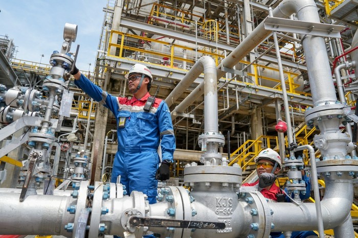 Ilustrasi operasional Pertamina.