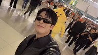Jaehyun terlihat datang ke Indonesia dan bikin geger dengan unggahannya. Ia juga membuat konten di Bandara Soekarno–Hatta.  Foto: dok instagram Jaehyun NCT