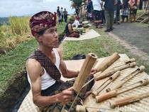 Kapuakan, Alat Pengusir Burung Warisan Leluhur yang Bertahan di Jatiluwih
