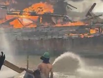 6 Kapal Nelayan Hangus Terbakar di Belawan, Tak Ada Korban Jiwa