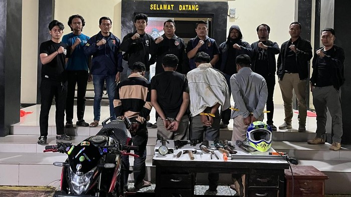 Polisi menangkap komplotan pembobol toko di Lampung
