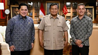 Erick dan Herdman Sambangi Presiden RI, Bahas FIFA ASEAN dan Piala Dunia