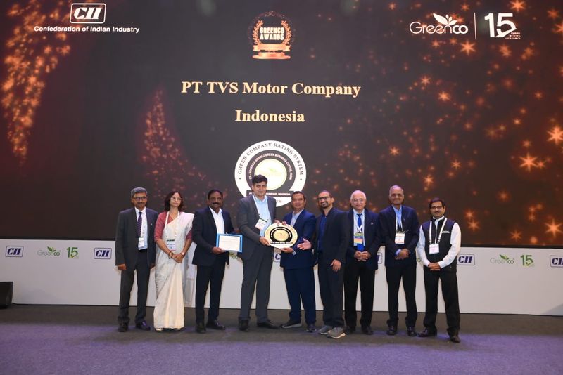 PT TVS Motor Company Indonesia secara resmi mengumumkan keberhasilannya dalam meraih Platinum Rating dari CII GreenCo lite Certification. PT TVS Motor Company Indonesia secara resmi mengumumkan keberhasilannya dalam meraih Platinum Rating dari CII GreenCo lite Certification.