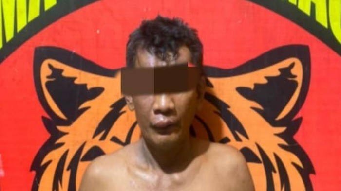 Tampang pelaku pemerkosaan terhadap anak kandungnya di Lubuklinggau