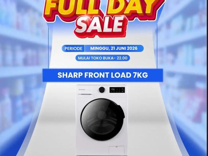 Transmart  Full Day Sale mesin cuci