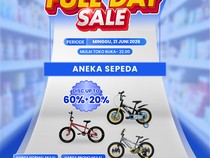 Aneka Sepeda Mulai Rp 1 Juta di Transmart Full Day Sale