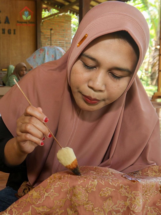 Belajar Membatik Demi Cuan, Warga Banyuwangi Asah Keterampilan Usaha