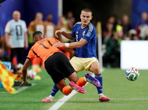 Belanda berhasil mengalahkan Swedia dengan skor telak 5-1 dalam laga Piala Dunia 2026 di Houston, Minggu (21/6/2026) dini hari WIB. Belanda berhasil mengalahkan Swedia dengan skor telak 5-1 dalam laga Piala Dunia 2026 di Houston, Minggu (21/6/2026) dini hari WIB. (REUTERS/Phil Noble)