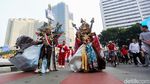 Budaya Betawi Pukau Warga, Parade Ondel-Ondel Jadi Magnet CFD Jakarta