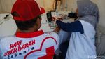 Peserta Ikuti Puncak Hari Donor Darah Sedunia di Monas