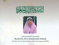 Kabar Duka, Istri Pimpinan Pondok Gontor KH Akrim Mariyat Wafat