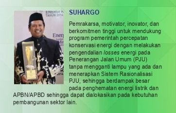 Penghargaan Energi Prakarsa, Suhargo. Doc: ESCO