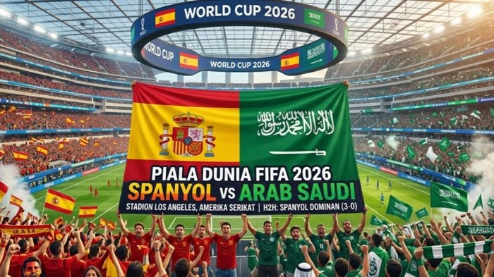 Spanyol vs Arab Saudi Piala Dunia 2026