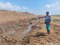 Potret Rembesan Air di Tanggul Lumpur Lapindo yang Bikin Warga Cemas
