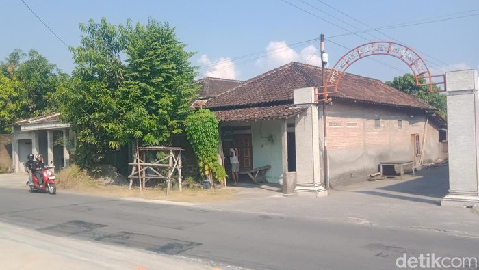 Lokasi kejadian pengeroyokan di Desa Karangwungu, Karangdowo, Klaten.