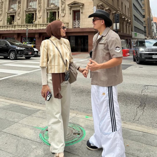 Gaya Koboi Atta Halilintar di Amerika, Gandeng Mesra Aurel Hermansyah