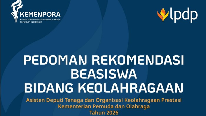 Beasiswa Kemenpora dan LPDP. (Web Kemenpora)