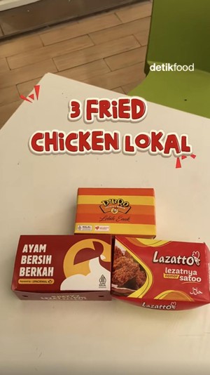 Video: Cobain 3 Fried Chicken Lokal Murah Meriah, Mana Paling Enak?