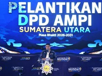 Bobby Ajak Pemuda Jauhi Narkoba-Judol saat Hadiri Pelantikan AMPI