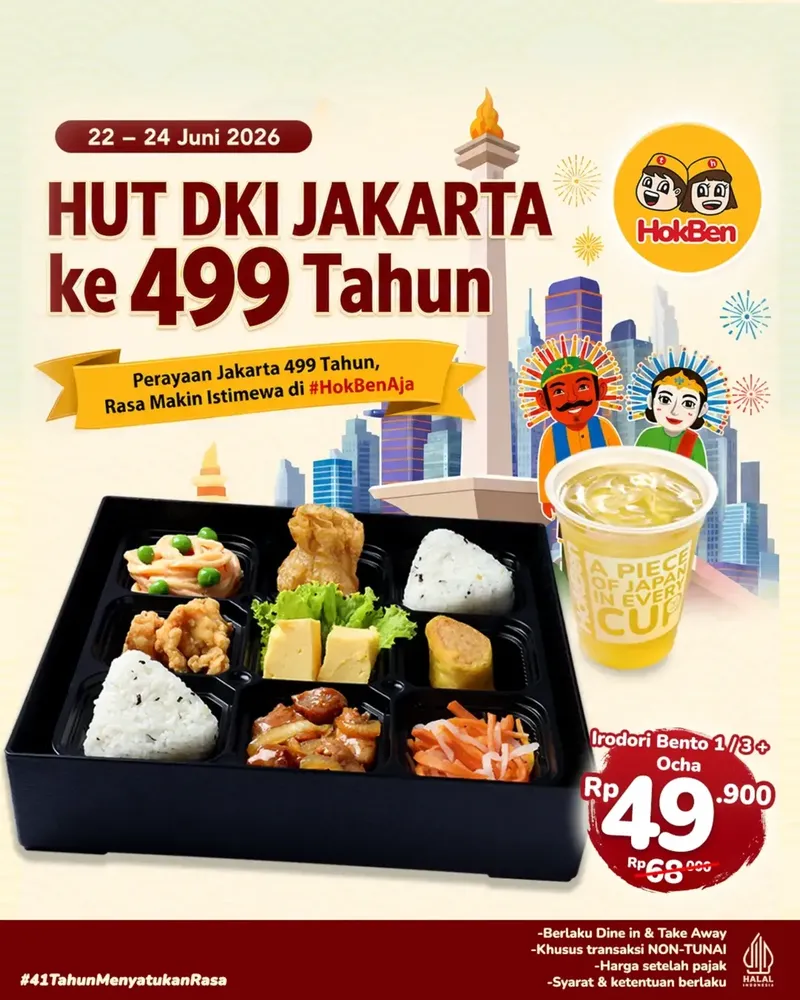 HUT Jakarta ke-499 Ada promo restoran menarik pada HUT Jakarta ke-499