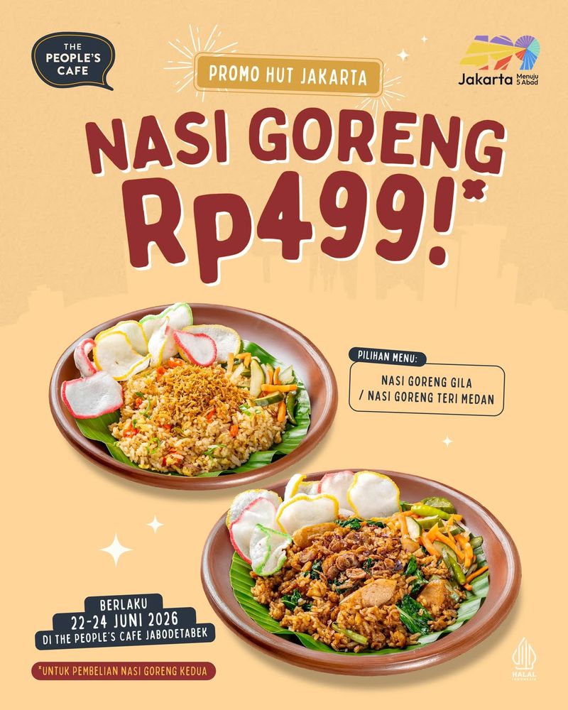 HUT Jakarta ke-499 Ada promo restoran menarik pada HUT Jakarta ke-499