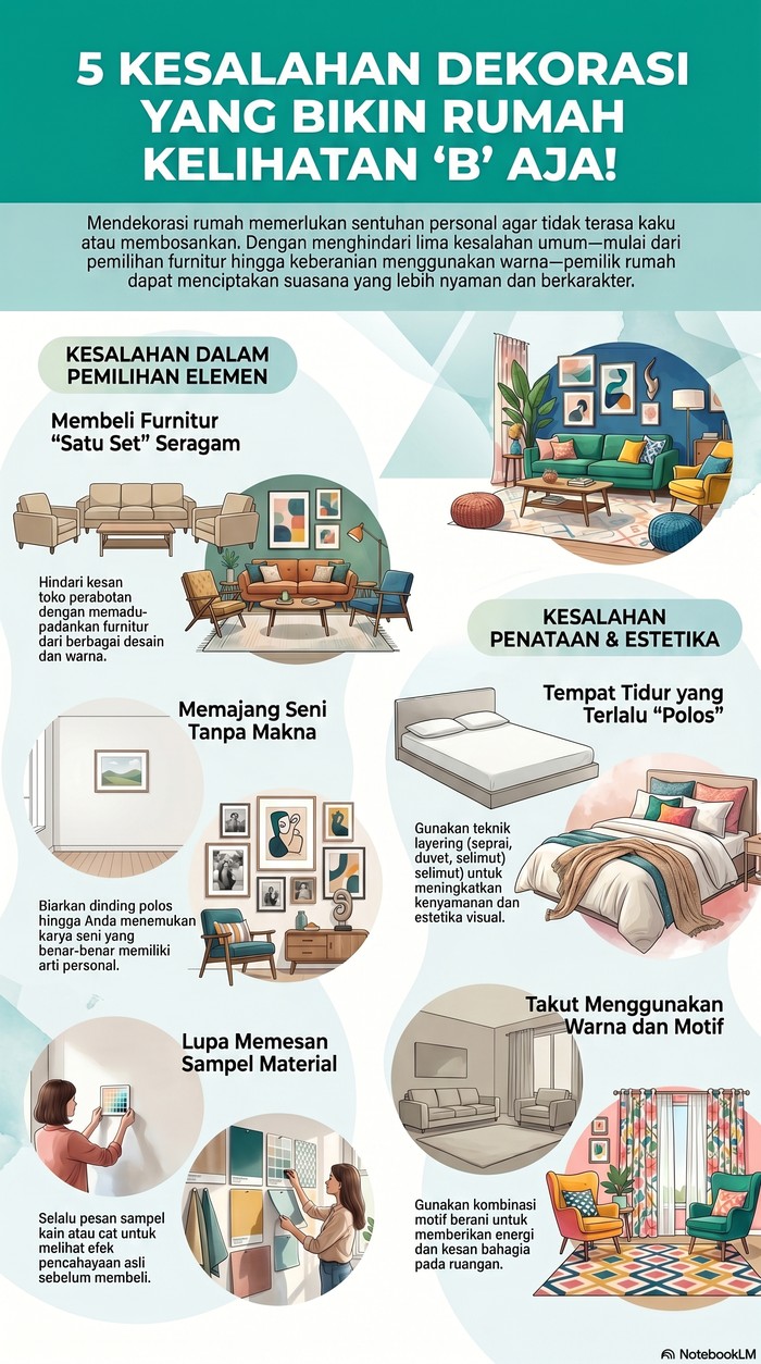 Infografis Kesalahan Dekorasi