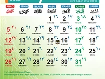 Kalender Juli 2026 Beserta Tanggal Jawa-Hijriah dan Rincian Liburnya