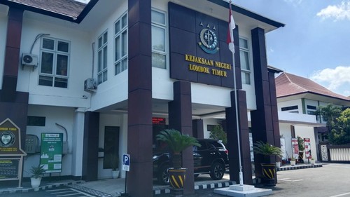 Kantor Kejari Lombok Timur, Senin (22/6/2026). (Foto: Sanusi Ardi W/detikBali)