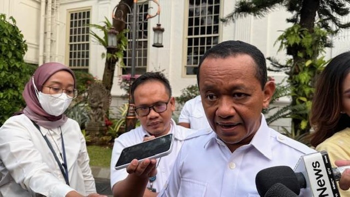 Menteri ESDM Bahlil Lahadalia. (Eva S/detikcom)
