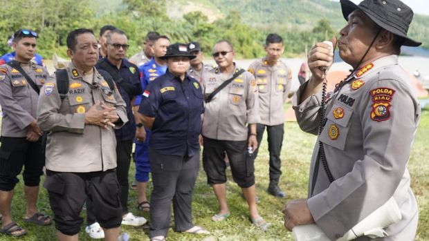 Polda Riau menggelar Ekspedisi JALUR, membawa misi kemanusiaan jelang Hari Bhayangkara ke-80 di Kabupaten Kampar, pada Senin (22/6/2026).
