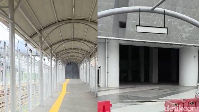 Akses dari Stasiun JIS ke Stadion. (Taufiq/detikcom)