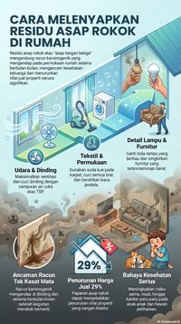 Asap Rokok Racun Infografis: Racun Bekas Rokok Bisa Nempel di Mana Saja, Ini Cara ...