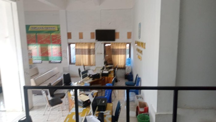 Kondisi kantor Disdukcapil Soppeng.