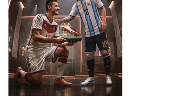 Setelah mencetak 1 gol awal untuk Argentina, Messi resmi menjadi pencetak gol terbanyak sepanjang masa di Piala Dunia, menyalip Miroslav Klose. Foto: X.com