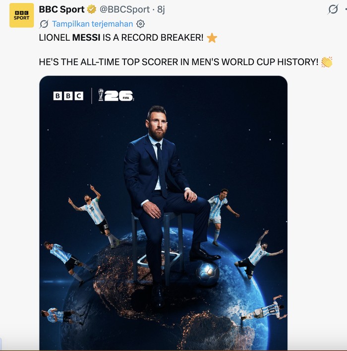 Meme Lionel Messi Dikasih Mahkota oleh Miroslav Klose