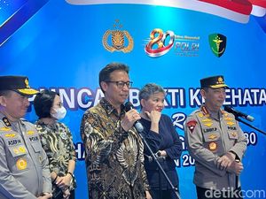 Menkes Apresiasi Bakti Kesehatan Polri, Dorong Buruh Rutin Periksa Kesehatan