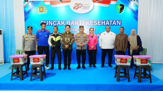 Polri menggelar kegiatan bakti kesehatan serentak dalam rangka menyambut Hari Bhayangkara ke-80. (Dok istimewa). Polri menggelar kegiatan bakti kesehatan serentak dalam rangka menyambut Hari Bhayangkara ke-80. (Dok istimewa).