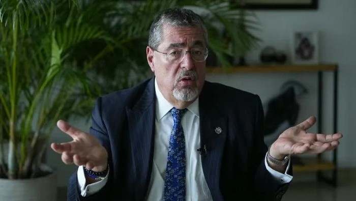 Presiden Guatemala Bernardo Arevalo (AFP/ARNULFO FRANCO)