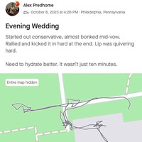 Viral Pria Hobi Lari Rekam Momen Pernikahan Pakai Strava, Ini Hasilnya