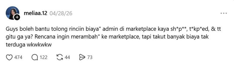 Shopee Rilis Fitur Baru, Bantu Penjual Cek Biaya Layanan Lebih Transparan