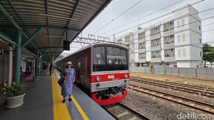 Stasiun Jakarta International Stadium (JIS) sudah beroperasi. (Taufiq/detikcom).