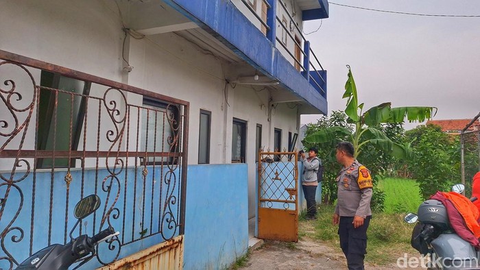 Suasana kosan terduga pelaku dan korban di Desa Cinunuk, Kecamatan Cileunyi, Kabupaten Bandung