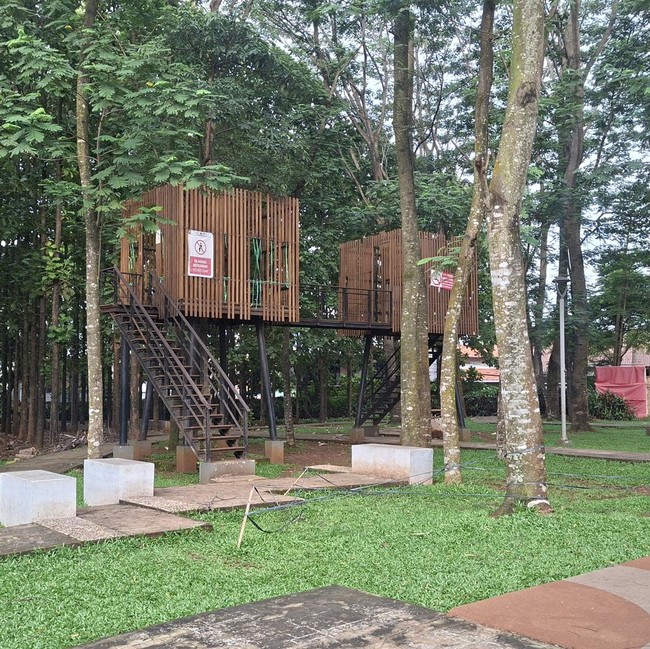 Potret Taman Ranggon Wijaya Kusuma Cocok buat Libur Sekolah, Ada Rumah Pohon