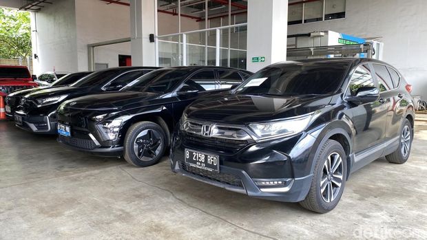 Empat mobil rampasan dari Taspen